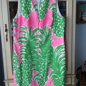 Lilly Pulitzer Pink Pout Pineapple Shift Dress